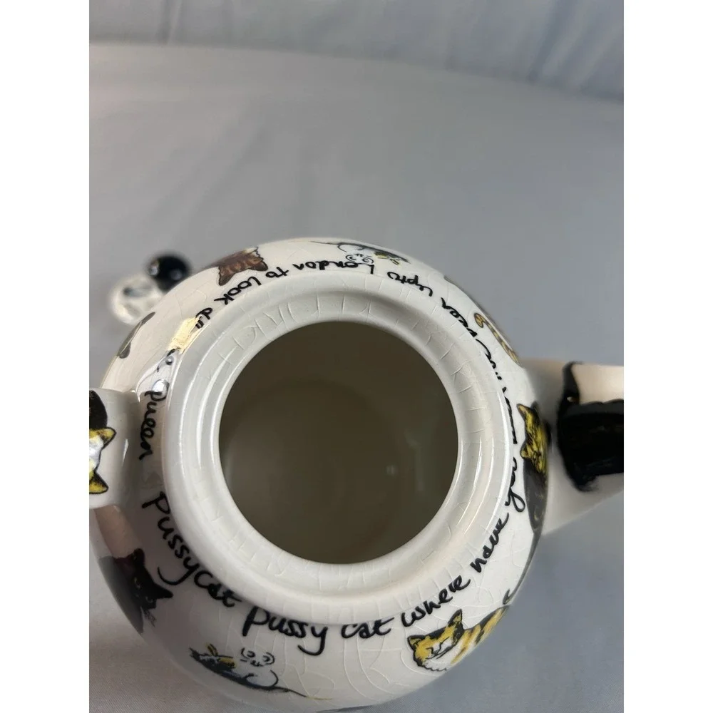 Cardew Design Cat Teapot Kitty‎ Tea Pussycat London Ceramic Small Teapot